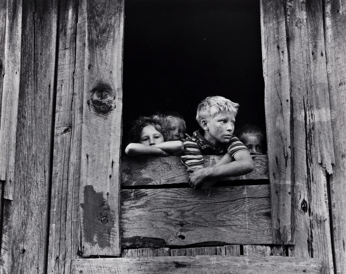 RUSSELL LEE (1903-1986) Christmas dinner, Smithfield, Iowa * Children of the Coal Miners, Appalachia * Coal Miners Children at Home, A